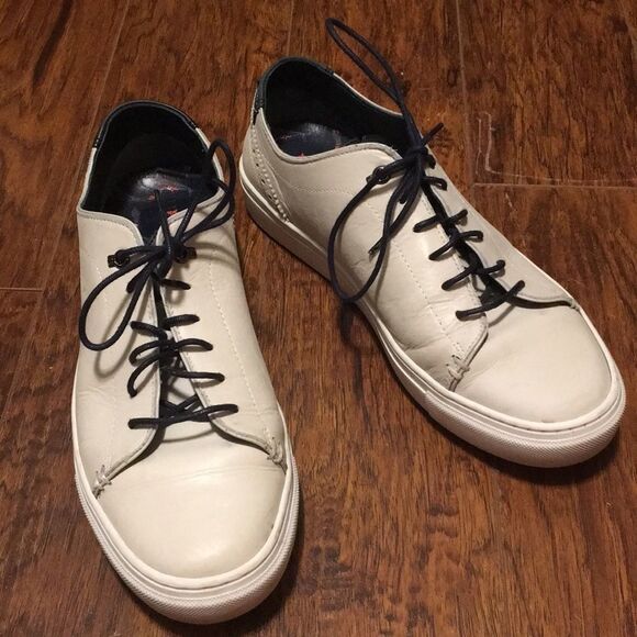 Ted Baker London Duke Leather Sneakers UK 8 US 9 (Fits a little large) - Picture 1 of 14